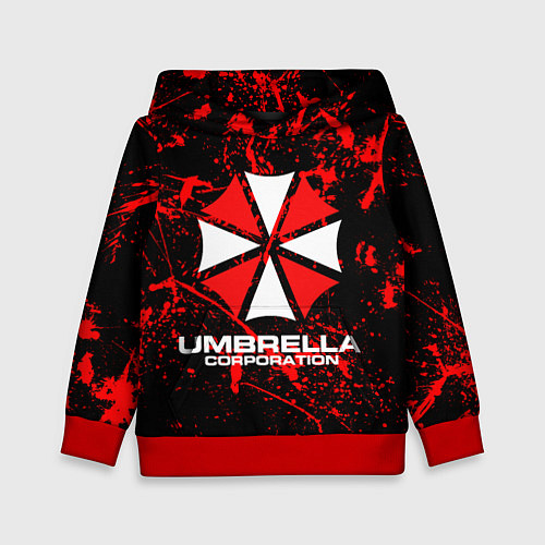 Детская толстовка Umbrella Corporation / 3D-Красный – фото 1