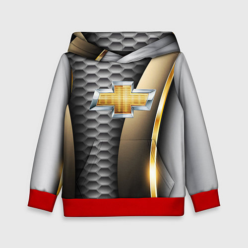 Детская толстовка CHEVROLET / 3D-Красный – фото 1