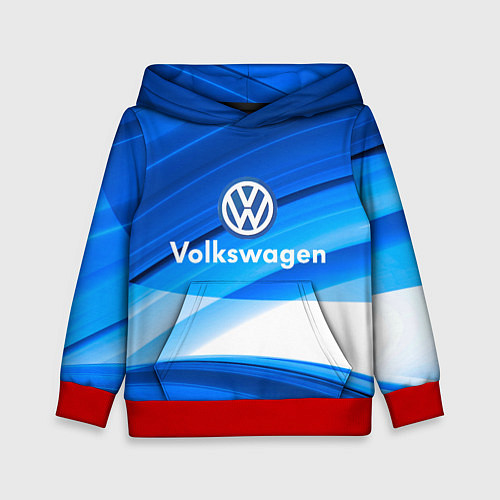 Детская толстовка Volkswagen / 3D-Красный – фото 1