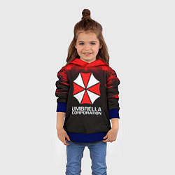 Толстовка-худи детская UMBRELLA CORP, цвет: 3D-синий — фото 2