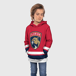 Толстовка-худи детская Флорида Пантерз, цвет: 3D-белый — фото 2