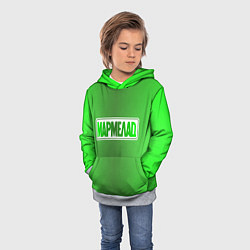 Толстовка-худи детская МАРМЕЛАД пародия Oko, цвет: 3D-меланж — фото 2