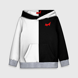 Толстовка-худи детская Monokuma, цвет: 3D-меланж