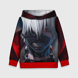 Толстовка-худи детская TOKYO GHOUL, цвет: 3D-красный