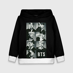 Толстовка-худи детская BTS, цвет: 3D-белый