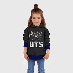 Толстовка-худи детская BTS, цвет: 3D-синий — фото 2