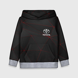 Толстовка-худи детская TOYOTA, цвет: 3D-меланж