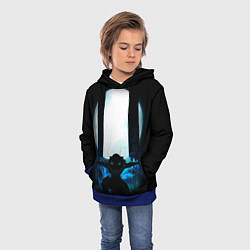Толстовка-худи детская KIMETSU NO YAIBA, цвет: 3D-синий — фото 2