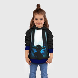 Толстовка-худи детская KIMETSU NO YAIBA, цвет: 3D-синий — фото 2