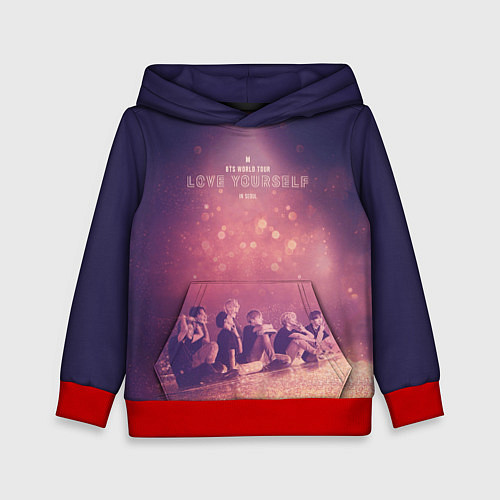 Детская толстовка BTS / 3D-Красный – фото 1