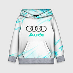Толстовка-худи детская Audi, цвет: 3D-меланж