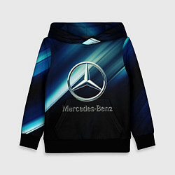 Толстовка-худи детская Mercedes, цвет: 3D-черный