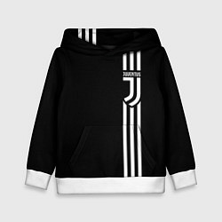 Толстовка-худи детская JUVENTUS, цвет: 3D-белый