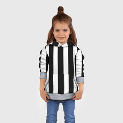 Толстовка-худи детская Полоска, цвет: 3D-меланж — фото 2