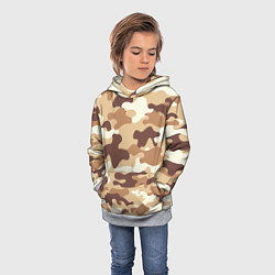 Толстовка-худи детская МИЛИТАРИ, цвет: 3D-меланж — фото 2