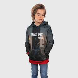 Толстовка-худи детская The Last of Us part 2, цвет: 3D-красный — фото 2