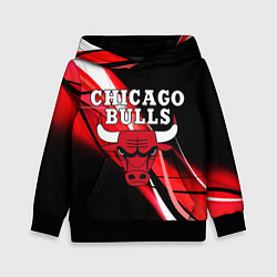 Толстовка-худи детская CHICAGO BULLS, цвет: 3D-черный