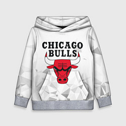 Толстовка-худи детская CHICAGO BULLS, цвет: 3D-меланж