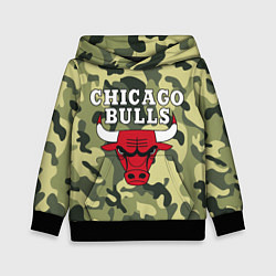 Толстовка-худи детская CHICAGO BULLS, цвет: 3D-черный