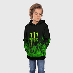 Толстовка-худи детская MONSTER ENERGY, цвет: 3D-черный — фото 2