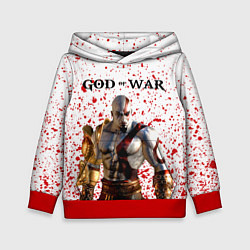 Толстовка-худи детская GOD OF WAR, цвет: 3D-красный