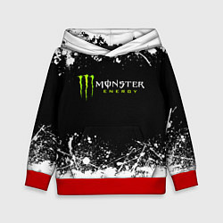 Толстовка-худи детская MONSTER ENERGY, цвет: 3D-красный