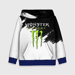 Толстовка-худи детская MONSTER ENERGY, цвет: 3D-синий