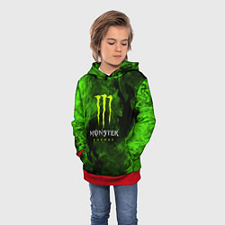 Толстовка-худи детская MONSTER ENERGY, цвет: 3D-красный — фото 2