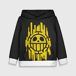 Толстовка-худи детская Skull One Piece, цвет: 3D-белый