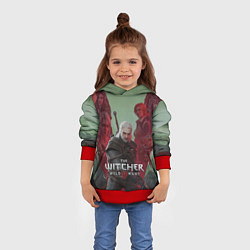 Толстовка-худи детская The Witcher 5-летие, цвет: 3D-красный — фото 2