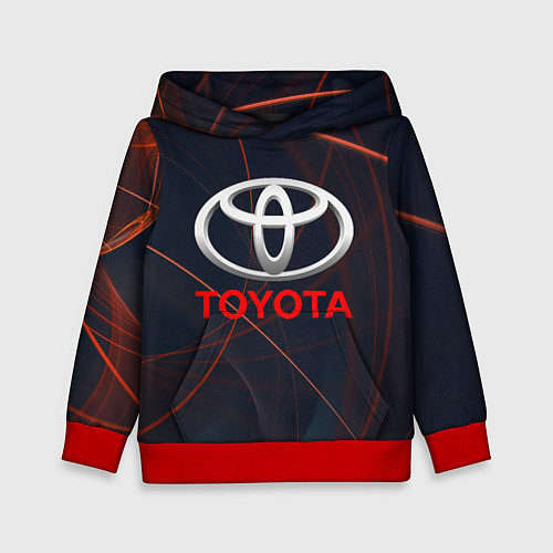 Детская толстовка TOYOTA / 3D-Красный – фото 1