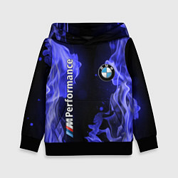 Толстовка-худи детская BMW, цвет: 3D-черный