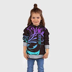 Толстовка-худи детская BTS, цвет: 3D-меланж — фото 2