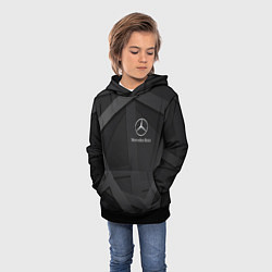 Толстовка-худи детская MERCEDES, цвет: 3D-черный — фото 2