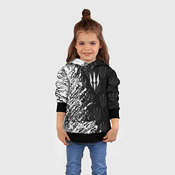 Толстовка-худи детская The Witcher, цвет: 3D-черный — фото 2