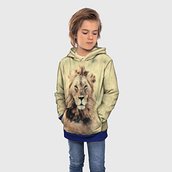 Толстовка-худи детская Lion King, цвет: 3D-синий — фото 2