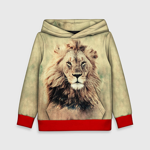 Детская толстовка Lion King / 3D-Красный – фото 1