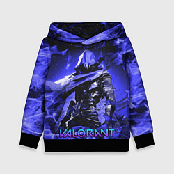 Толстовка-худи детская VALORANT OMEN, цвет: 3D-черный