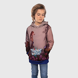 Толстовка-худи детская HORIZON ZERO DAWN, цвет: 3D-синий — фото 2