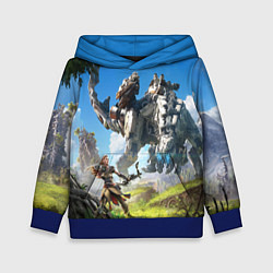 Толстовка-худи детская HORIZON ZERO DAWN, цвет: 3D-синий