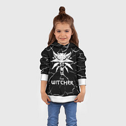 Толстовка-худи детская The Witcher, цвет: 3D-белый — фото 2