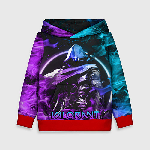 Детская толстовка VALORANT OMEN / 3D-Красный – фото 1