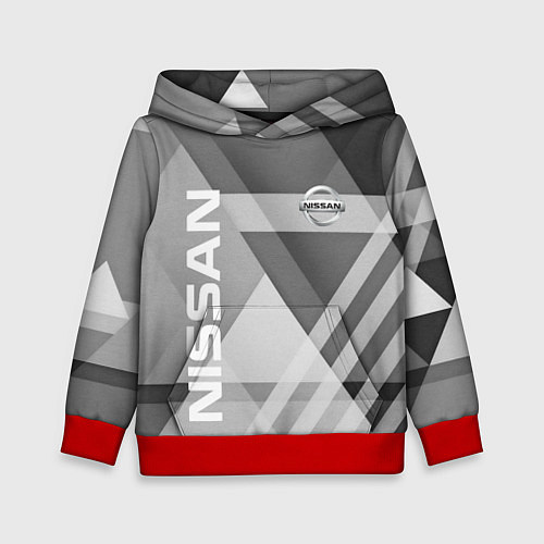 Детская толстовка NISSAN / 3D-Красный – фото 1