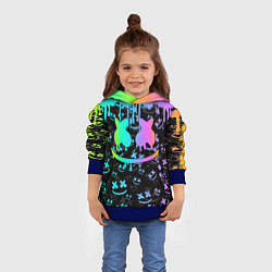 Толстовка-худи детская MARSHMELLO, цвет: 3D-синий — фото 2