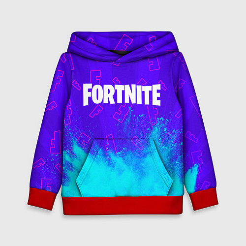 Детская толстовка FORTNITE ФОРТНАЙТ / 3D-Красный – фото 1