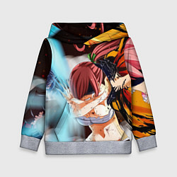 Толстовка-худи детская FAIRY TAIL ХВОСТ ФЕИ, цвет: 3D-меланж