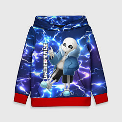 Толстовка-худи детская UNDERTALE АНДЕРТЕЙЛ, цвет: 3D-красный