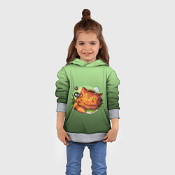 Толстовка-худи детская Catbus Studio Ghibli Котобус, цвет: 3D-меланж — фото 2