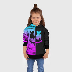 Толстовка-худи детская FORTNITE MARSHMELLO, цвет: 3D-черный — фото 2