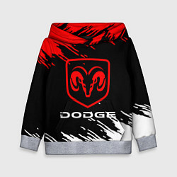 Толстовка-худи детская DODGE, цвет: 3D-меланж